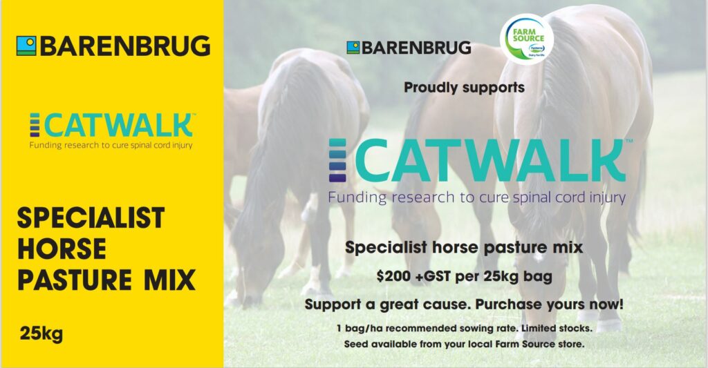 Equine pasture mix collaboration to support spinal cord injury research